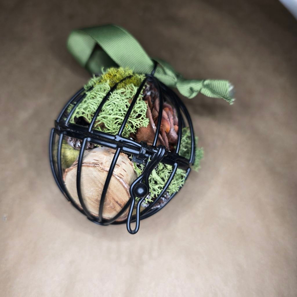 Madison’s Garden Fragrant Ornament 4″ Botanical + Pinecone Décor Accent - Picture 4 of 6